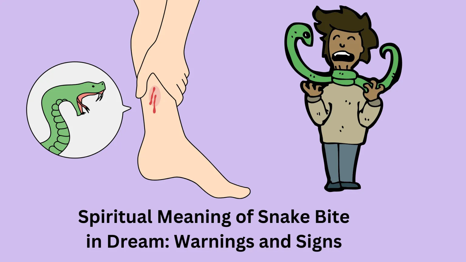 Spiritual Meaning Of Snake Bite In Dream Warnings And Signs Dream Archive