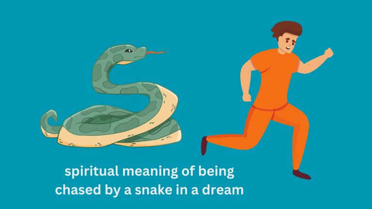 spiritual meaning of being chased by a snake in a dream