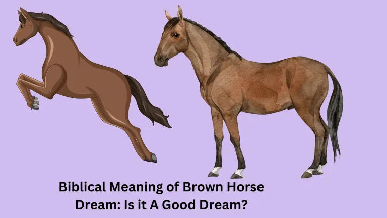 Biblical Meaning of Brown Horse Dream Is it A Good Dream